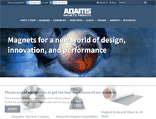 Tablet Screenshot of adamsmagnetic.com